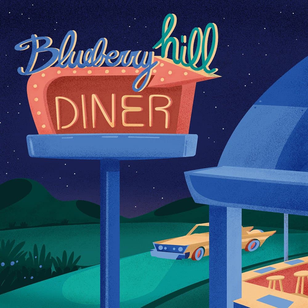 2 a.m. at the Blueberry Hill Diner