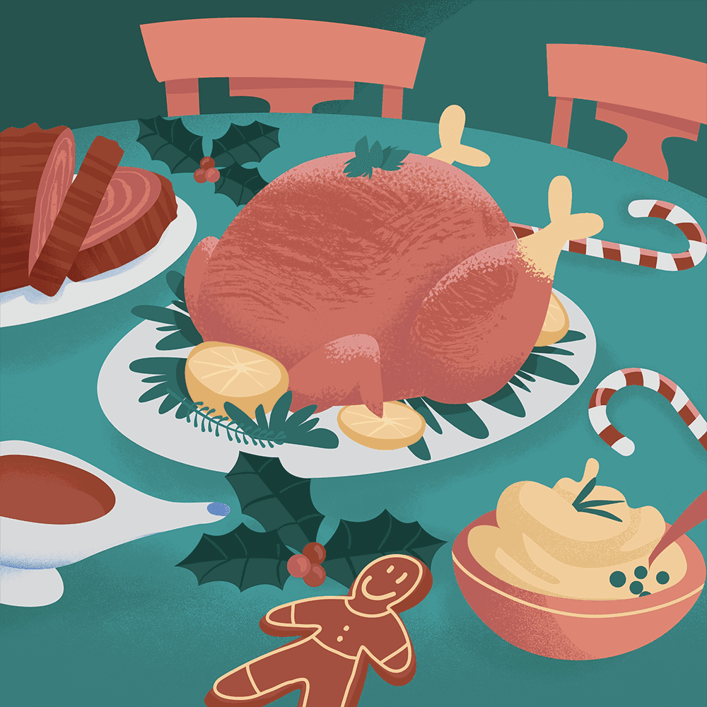 Mrs. James' Christmas Dinner