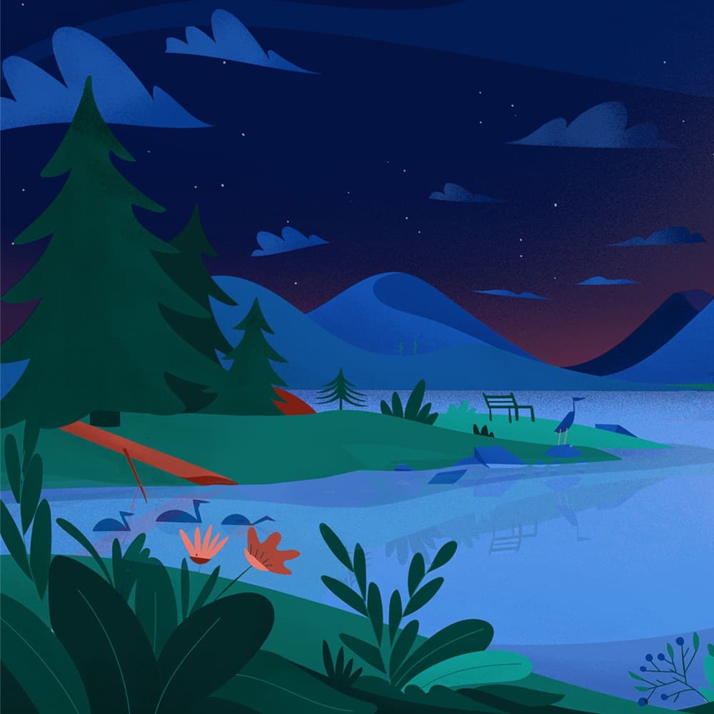 Tranquil Lakeside Journey